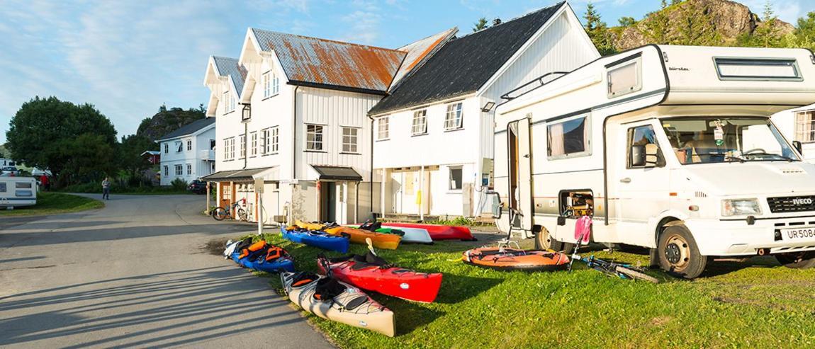 Hotel Sandvika Camping Kabelvåg Exterior foto